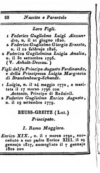 Almanacco di corte