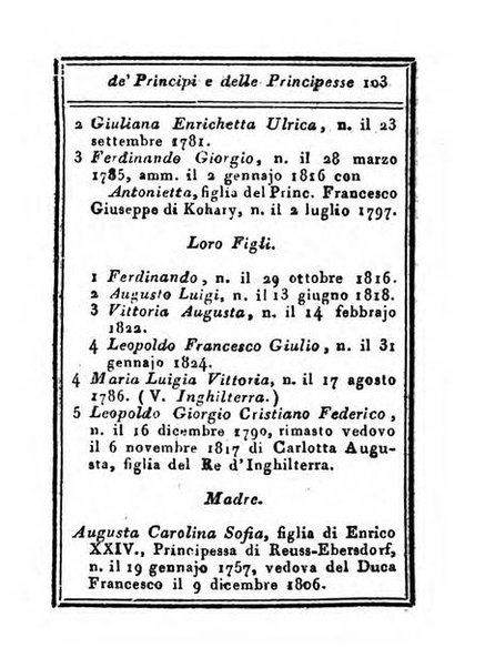 Almanacco di corte