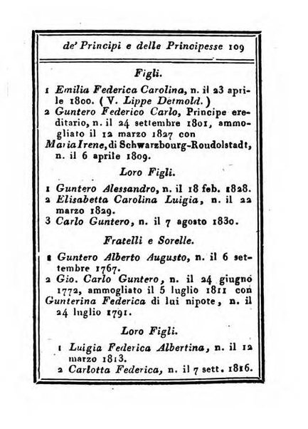 Almanacco di corte