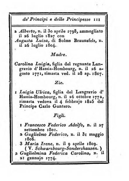 Almanacco di corte