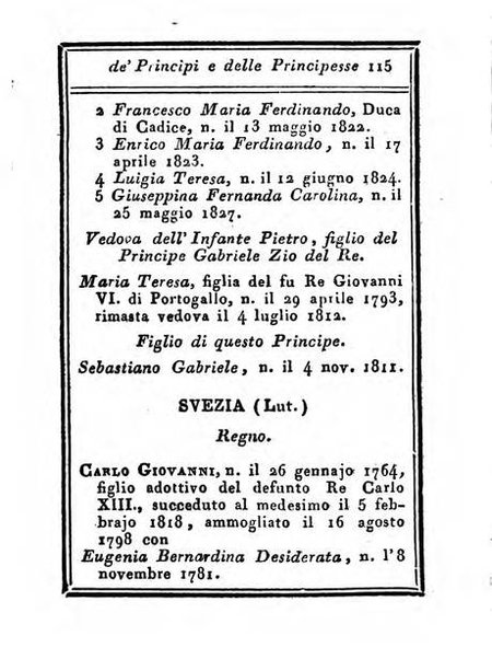 Almanacco di corte