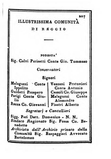 Almanacco di corte