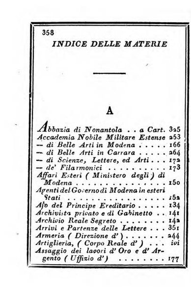 Almanacco di corte