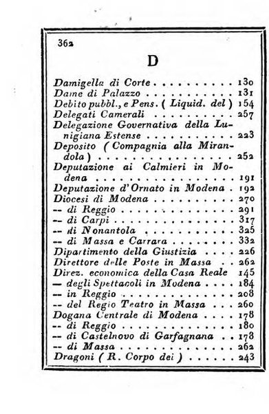 Almanacco di corte