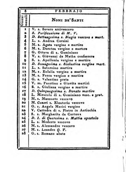 Almanacco di corte