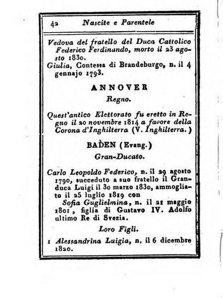 Almanacco di corte