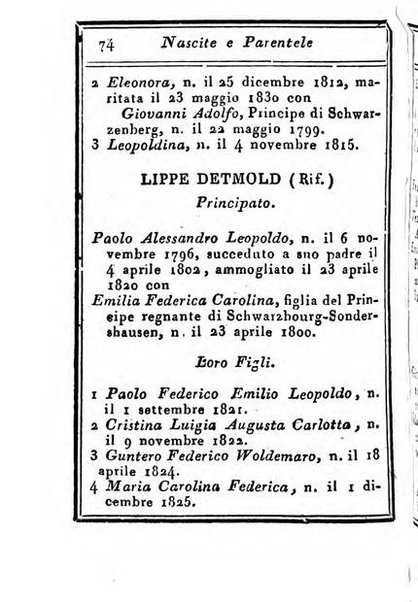 Almanacco di corte