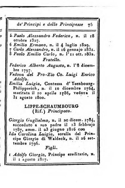 Almanacco di corte