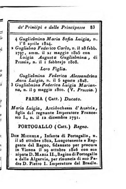 Almanacco di corte