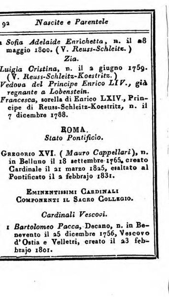 Almanacco di corte