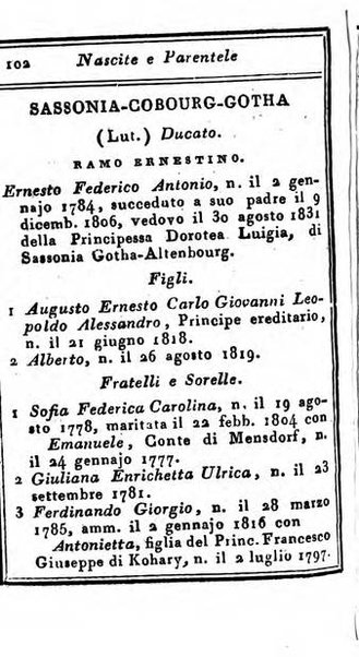 Almanacco di corte