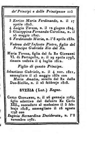 Almanacco di corte