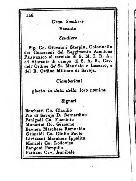 Almanacco di corte