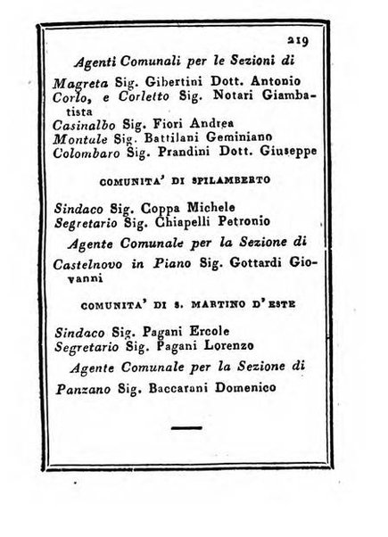 Almanacco di corte