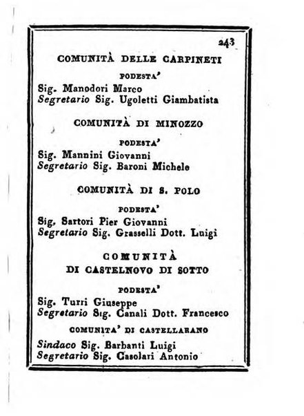 Almanacco di corte