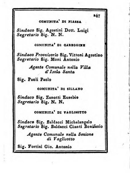 Almanacco di corte