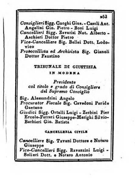 Almanacco di corte