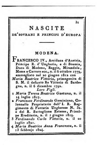 Almanacco di corte