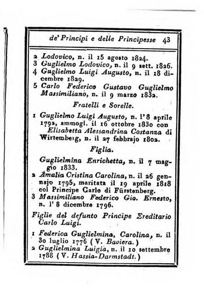 Almanacco di corte