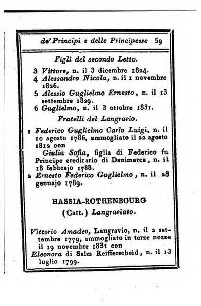 Almanacco di corte