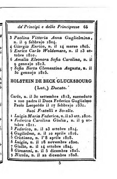 Almanacco di corte