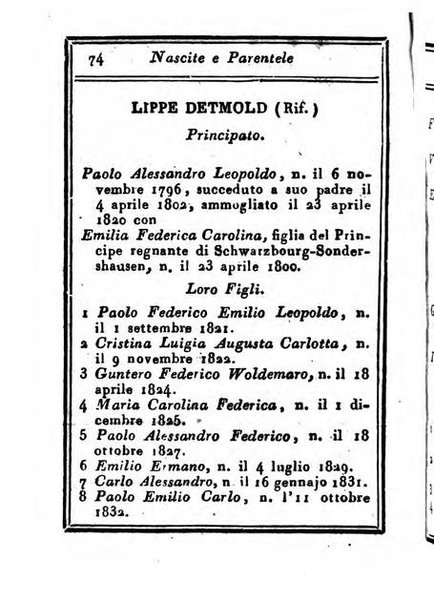 Almanacco di corte