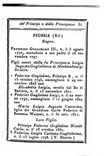 Almanacco di corte