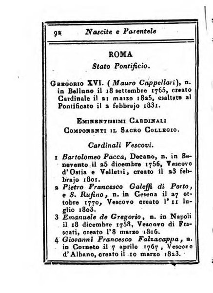 Almanacco di corte