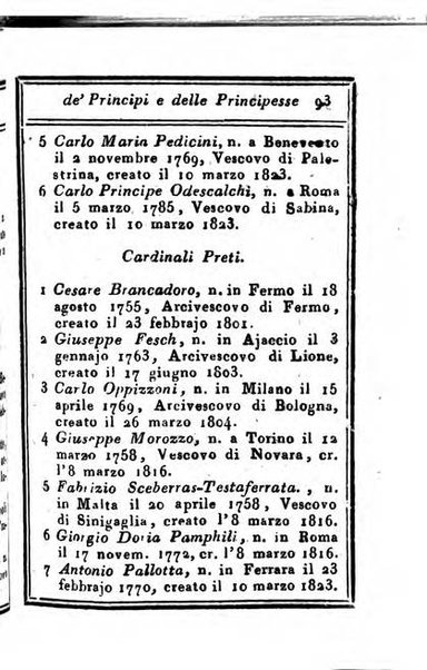 Almanacco di corte