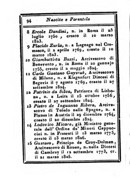 Almanacco di corte