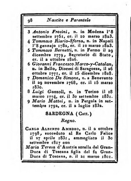 Almanacco di corte