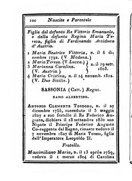 Almanacco di corte