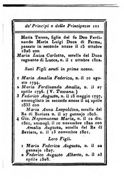 Almanacco di corte