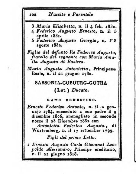 Almanacco di corte