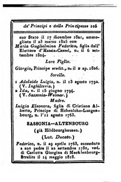 Almanacco di corte