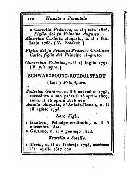 Almanacco di corte