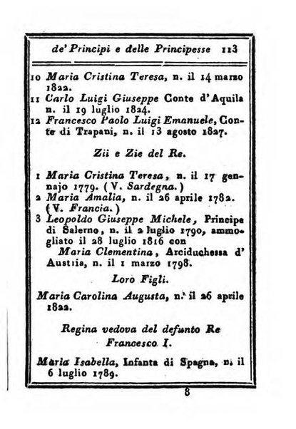 Almanacco di corte