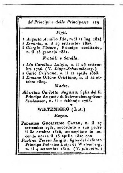 Almanacco di corte