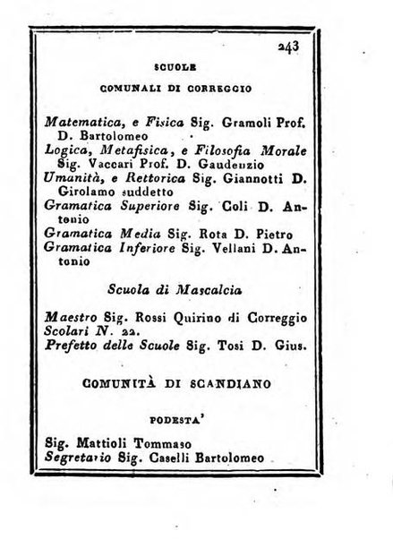 Almanacco di corte