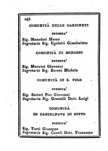 Almanacco di corte