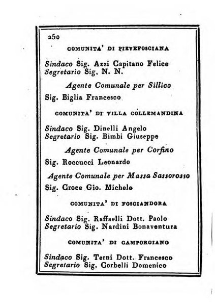 Almanacco di corte