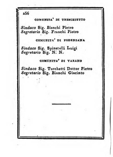 Almanacco di corte