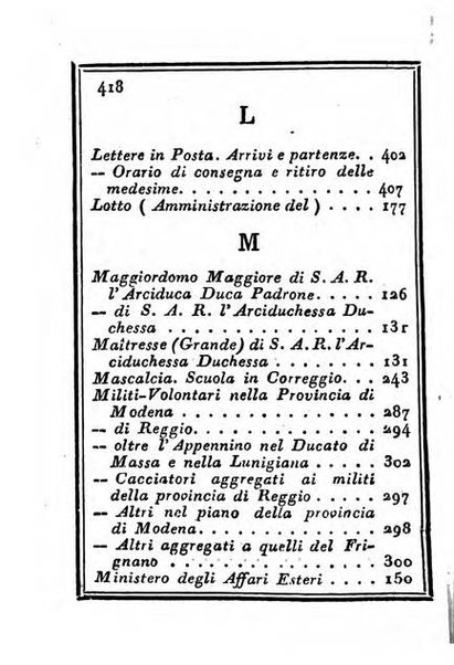 Almanacco di corte