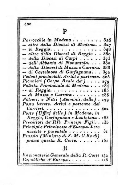 Almanacco di corte