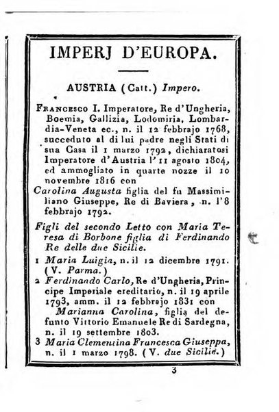 Almanacco di corte