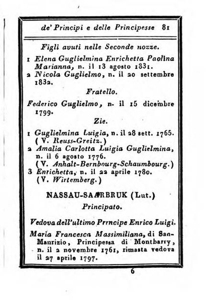 Almanacco di corte