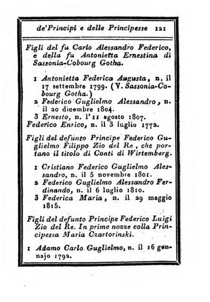 Almanacco di corte