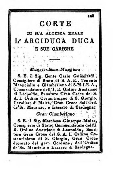 Almanacco di corte