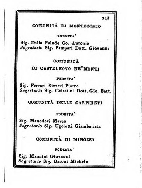 Almanacco di corte