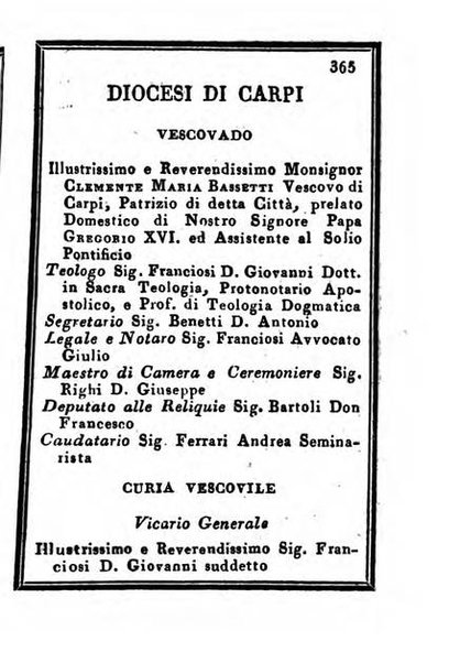 Almanacco di corte